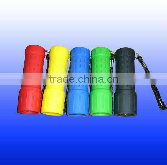 Flashlight/LED Flashlight/9LED Plastic Flashlight
