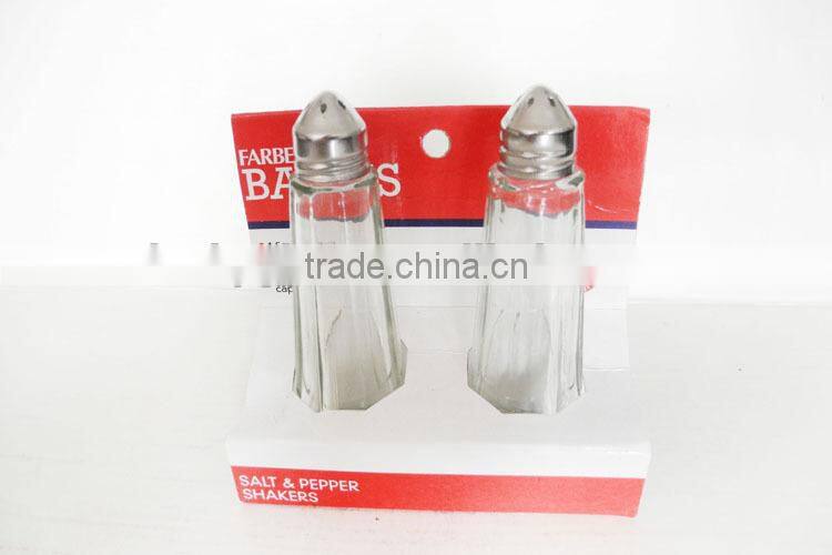 The pagoda shape glass pots for seasonings