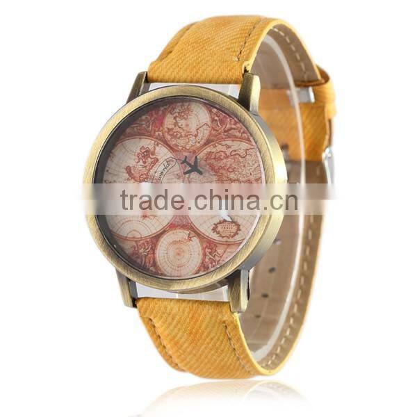 Newest Map Face Design Women Watch Wholesale