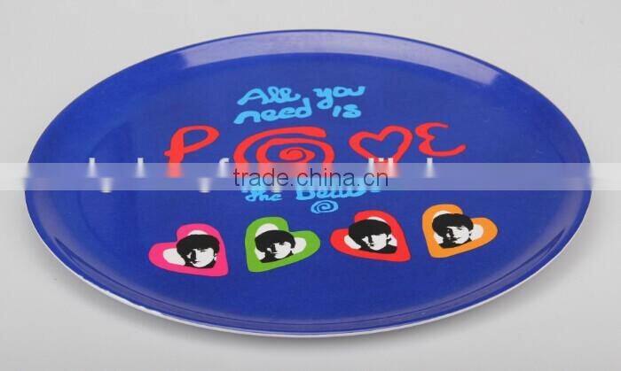 14inch melamine round tray