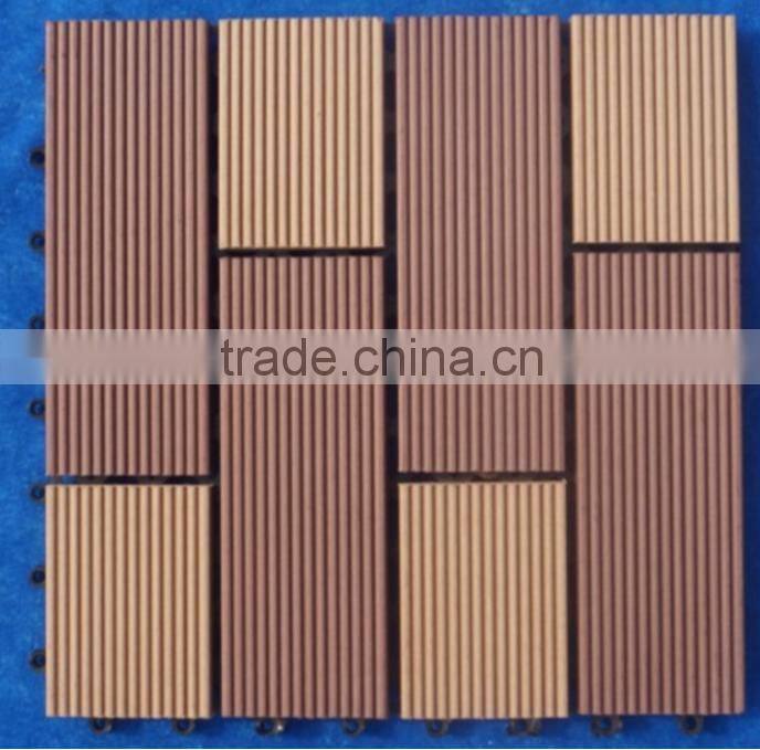wood plastic composite 300*300mm outdoor Flooring