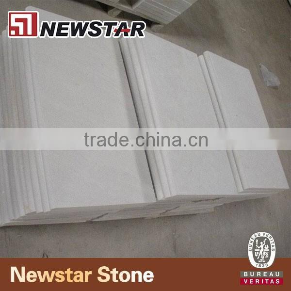Newstar white sandstone swimming pool coping stones