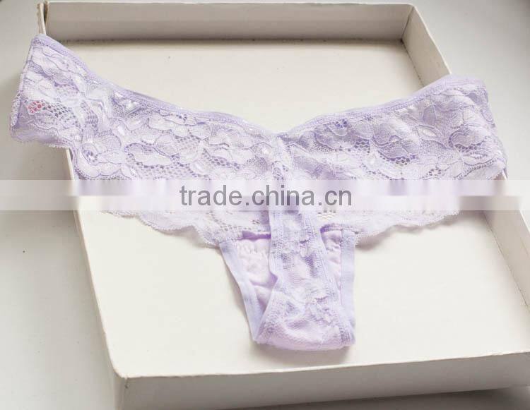 Full lace erotic sexy wet thongs girls see through G-string
