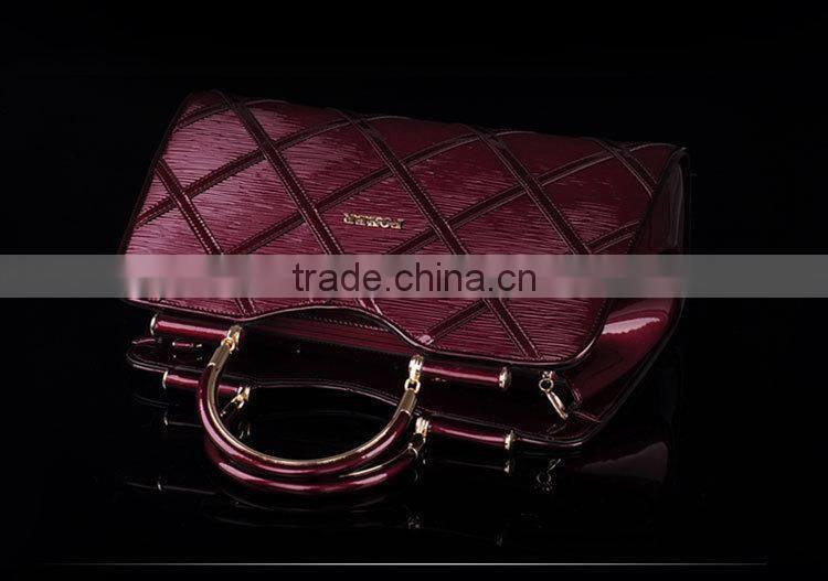 party pattern leather brand name designer hot sell handbag organiser