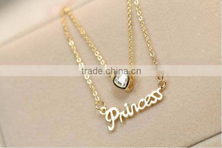 New Pure 18K Rose Gold Necklace Women Perfect Chain Necklace