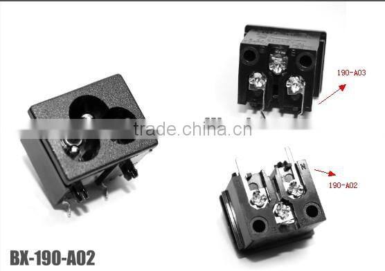 IEC 320 C6 3 pins AC power supply socket BX-190