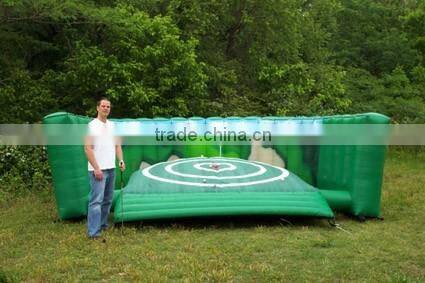 adults inflatable golf exercise arena / inflatable golf practice field for sale