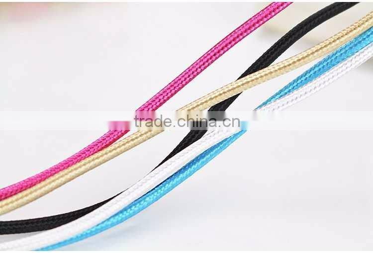 Lighting usb cable Nylon Woven USB Cable for I6 phone accessory cable