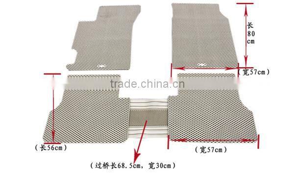 5 pcs rubber snow car mats