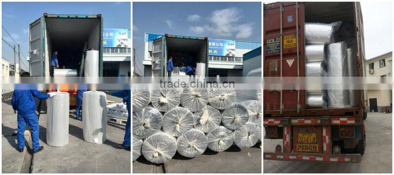 Aluminum foil laminated epe or xpe foam heat insulation construction materials