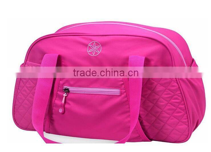 Full Zipper Polyester Cargo Pocket Gym Carrying Bag Yoga Mat Bag (YGA16-001)