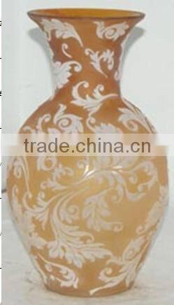 Traditional printing high-tall galle vases