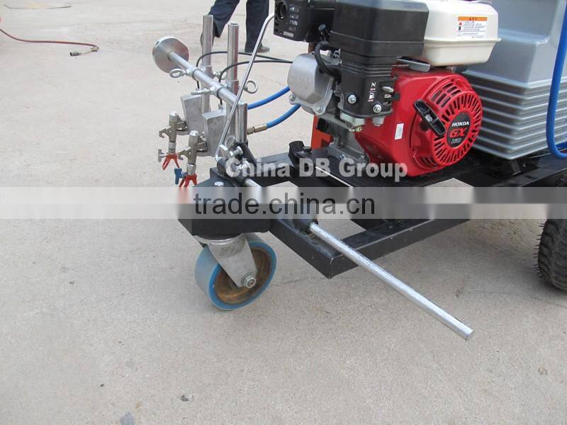 China factory portable cold road line marking machine paint price