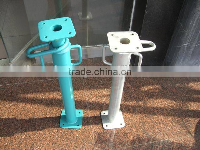 Adjustable metal post shore prop