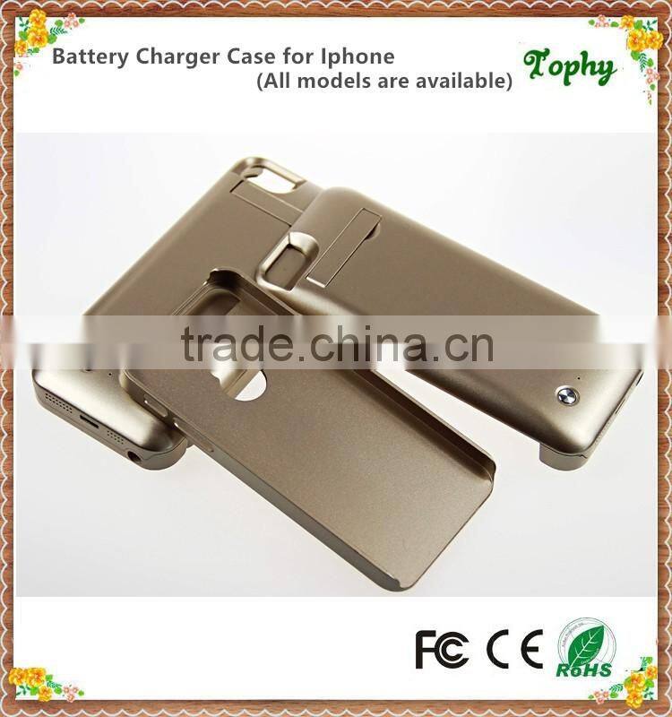 Li-Polymer battery Power Case External Battery Backup Power Case Charger Cover Pack Power Bank for iPhone 5/5s/5C