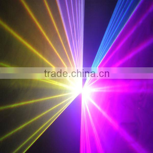 2W RGB 25kpss ILDA Animation laser logo light projector