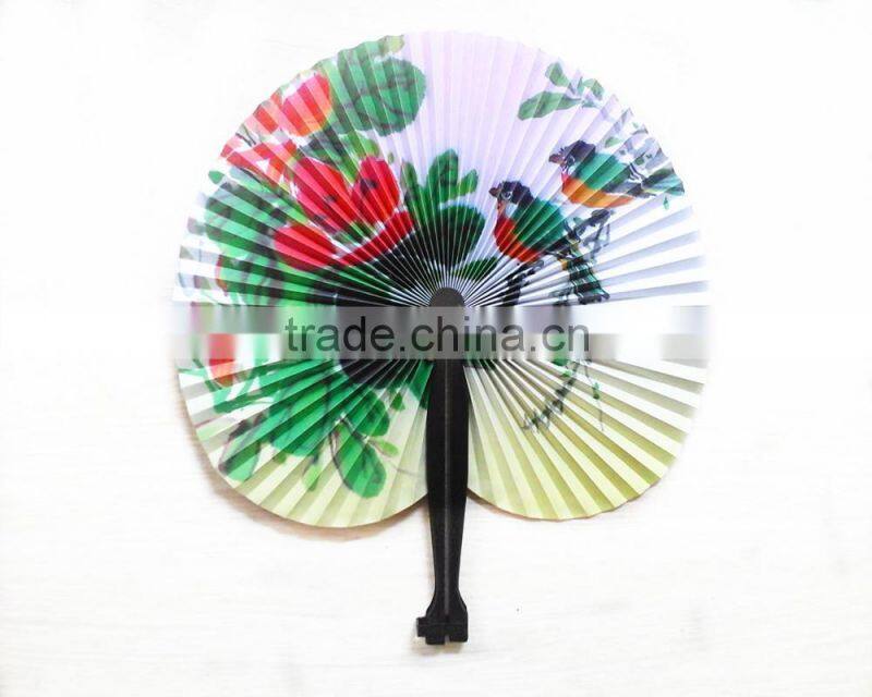 jy5003Low Price High Quality Perfect Gift Printed Folding Paper Hand Fan,Classic folded paper fan ,Children's small folding fan