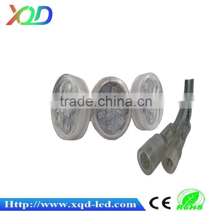 48mm led point lights source led visual pixel poi 6leds smd5050 rgb