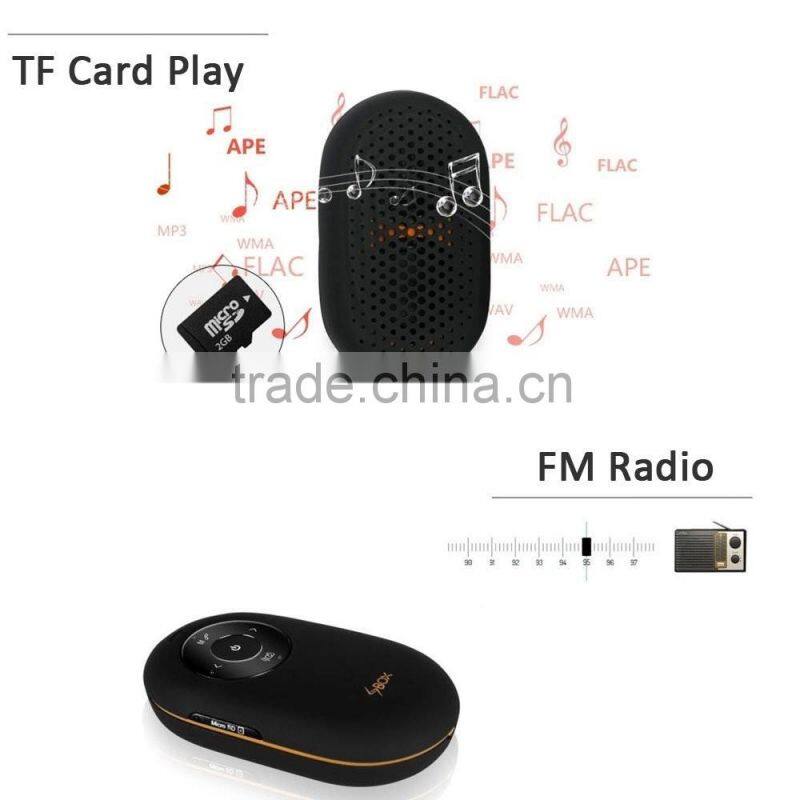 High Quality Wireless Mini Bluetooth Music Speaker,FM,Anti-lossing Support TF Card AUX With Self-timer