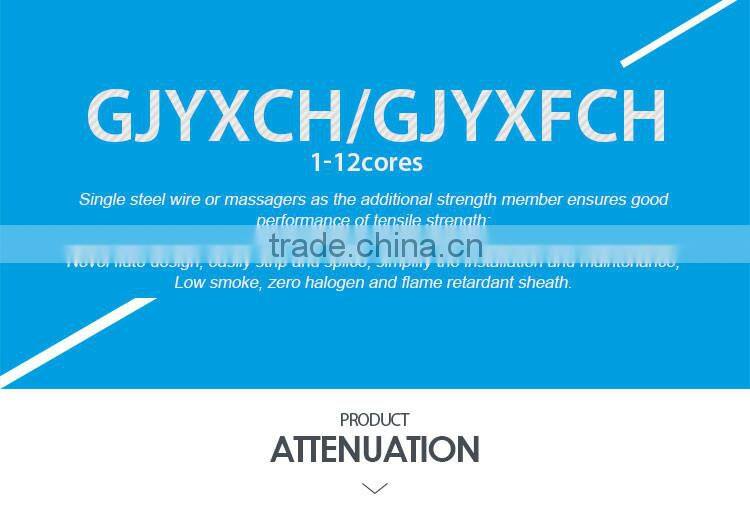 1 core G652D FTTH drop Fiber optic cable