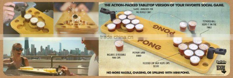 Mini Pong - Bring The Party Anywhere Game/mini beer pong