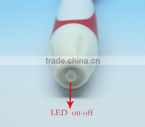 540 needles facial skin roller with 4 colors led