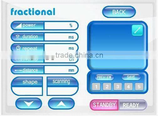 Big power professional CO2 fractional laser wrinkle removal machine