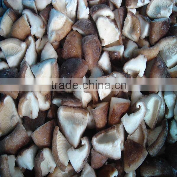 Frozen cultivated sliced shiitake mushroom