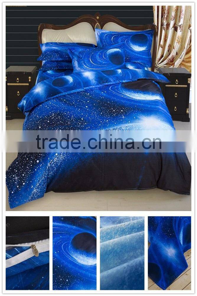 3d Galaxy bedding sets Twin/Queen Size Universe Outer Space Themed Bedspread 2pcs/3pcs/4pcs Bed Linen Bed Sheets Duvet Cover Set