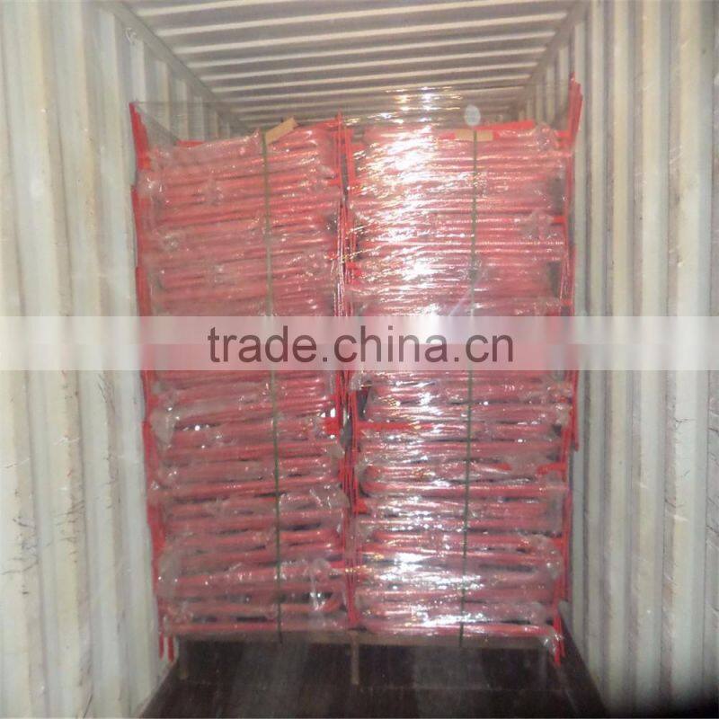 Steel Reflective Barrier With Sign Board /France market road traffic barrier with reflection sticker