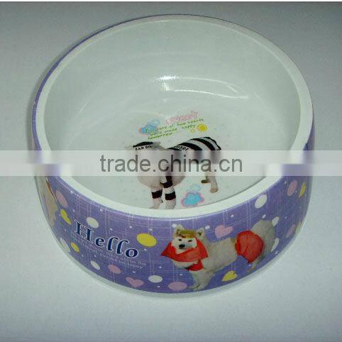 Newest melamine feeding pet bowl/ dog bowl for dog