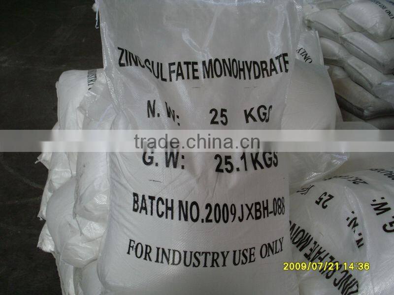 Feed additive zinc sulphate heptahydrate 21%