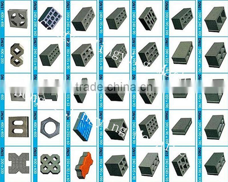 Hydraulic cement block making machine and concrete fly ash bricks machinery