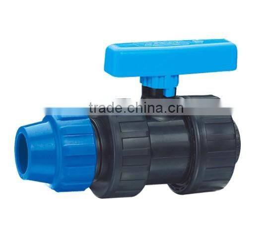Italy type PP single union female thread water ball valve