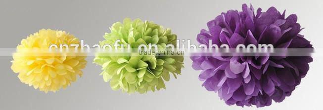 Fashion tissue paper pom poms flower balls