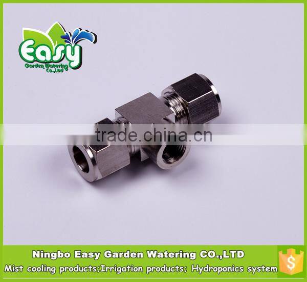 Brass OD joint connector(one spray site) 3/8" with 1/8'' thread. Mist cooling products