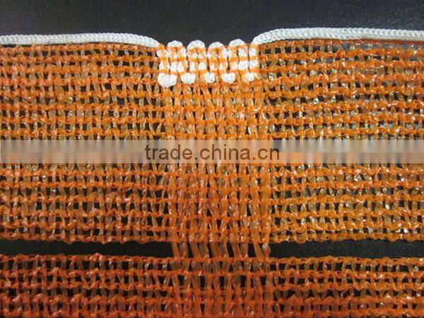 orange warning net for road