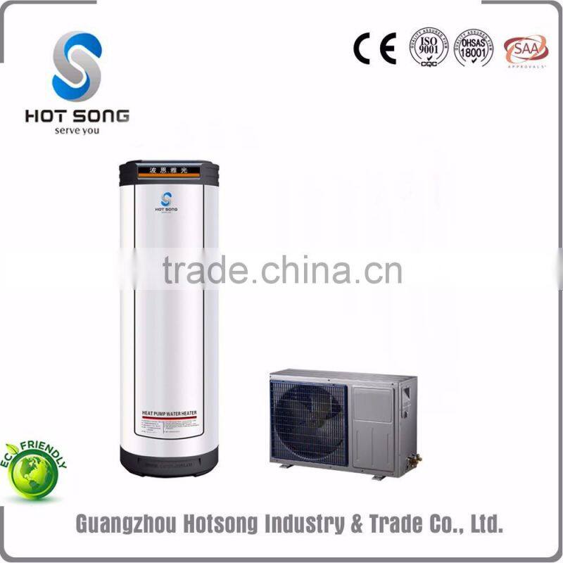 high quality domestic air source r417a mini split heat pump 4.8kw water heater
