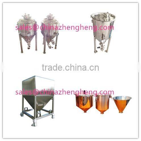 Stainless steel brite beer tank with top manhole,bottom drain valve