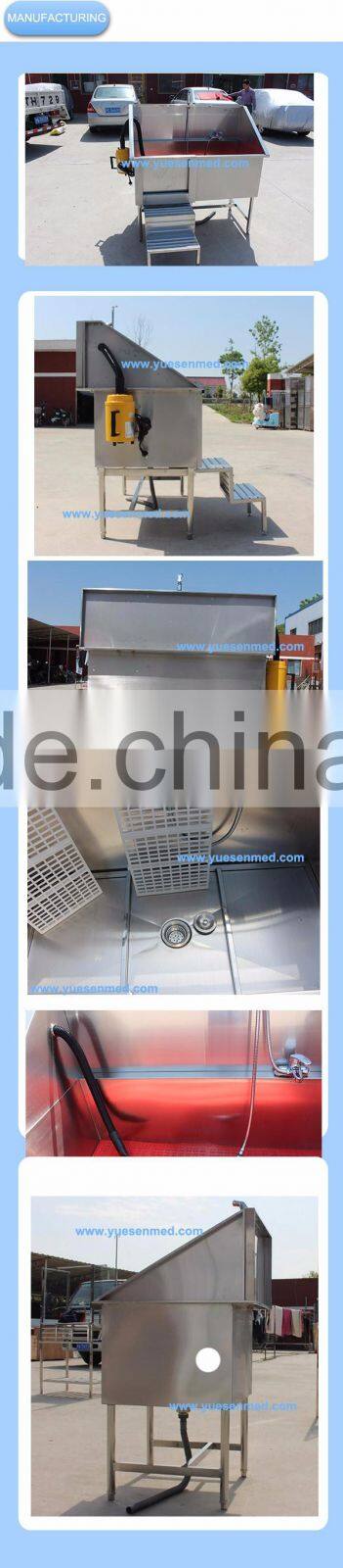 2017 hot sale veterinary clinic bathtub animal dog cat vet bath grooming table