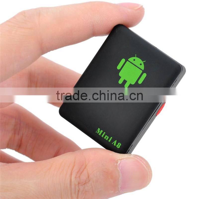 wholesale small gps tracking device mini gps tracker for pets kids and cars mini A8