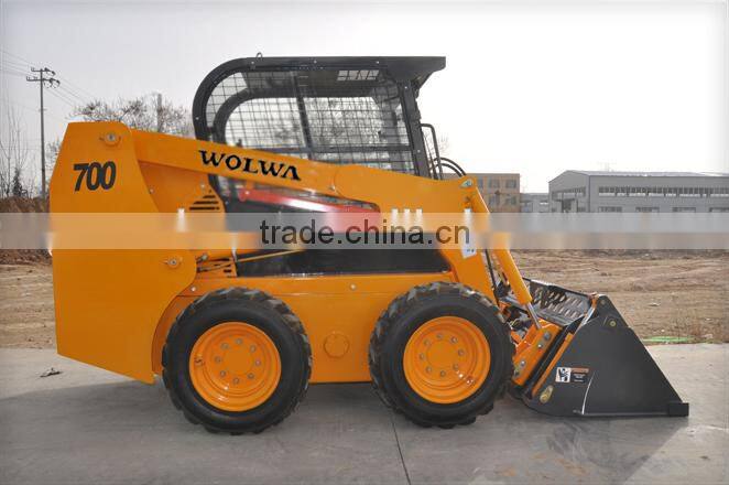 mini wheeled loader skid steer loader GN700
