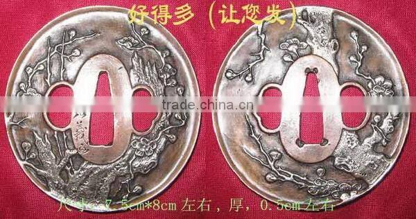 Hand forged Japanese sword Katana Matrix Tsuba Very Sharp