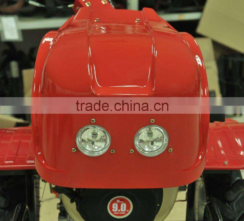 MeiQi 9HP or 10HP diesel engine cultivator with rotary blades