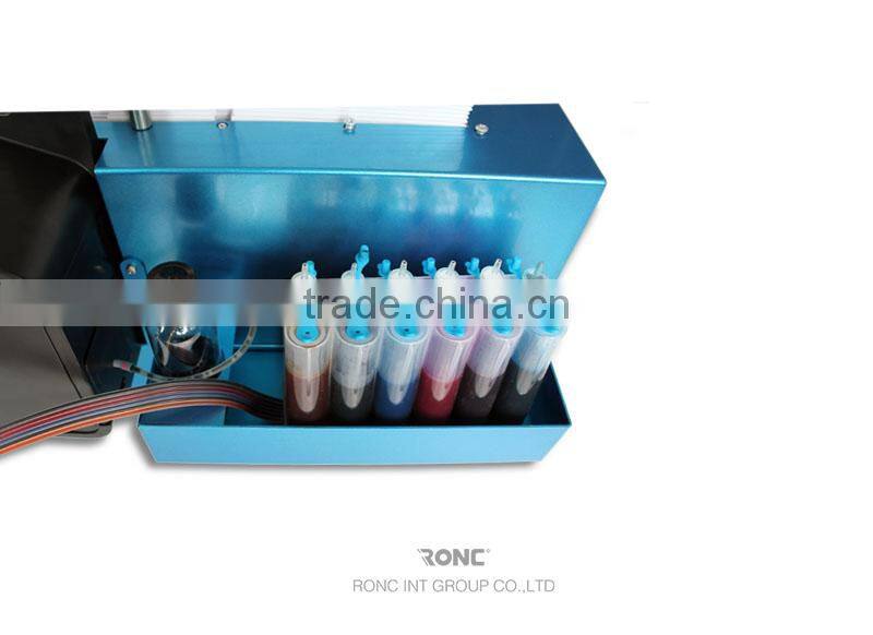 Best Selling cd dvd Printing Machine with 6 colors and High Resolution cd dvd Printer