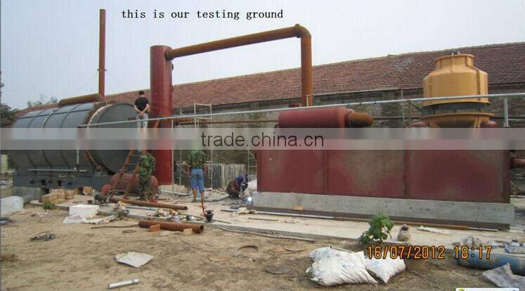 DAYI New Design waste tire, rubber, plastic old waste tire pyrolysis equipment with CE,ISO,BV,TUV low invest High profitable