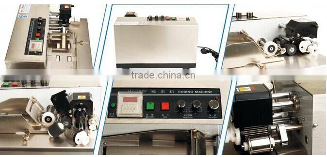 (Wide type stainless steel) MY-380F ink wheel code printer ink marking machine production date code printer