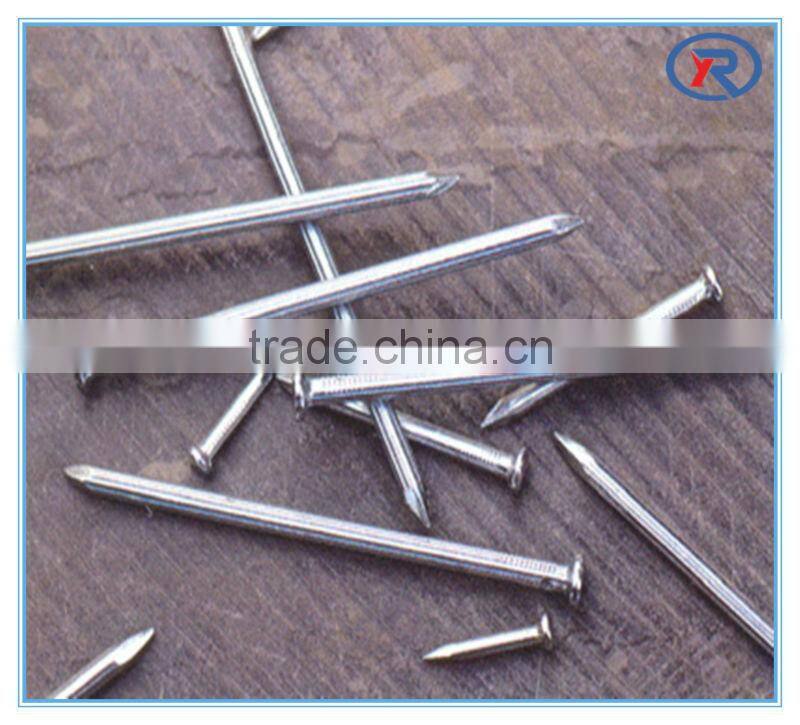 hot sale Galvanized hardened concrete nails fluted Shank/steel nail made in china