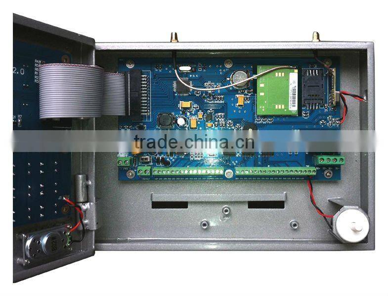 LCD Display GSM Alarm System With 16 Wireless Zones 20 Wired Zones