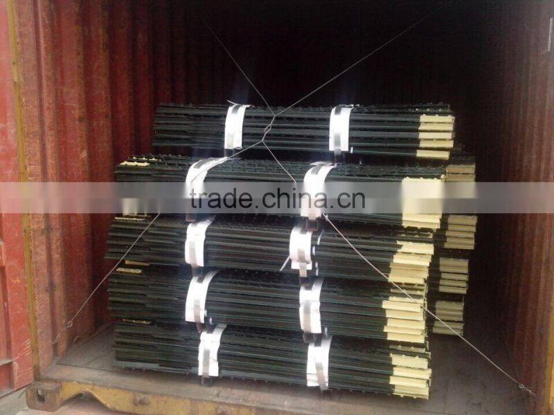 Factory Wholesale Studded T Post / 10 FT T Post For Sale